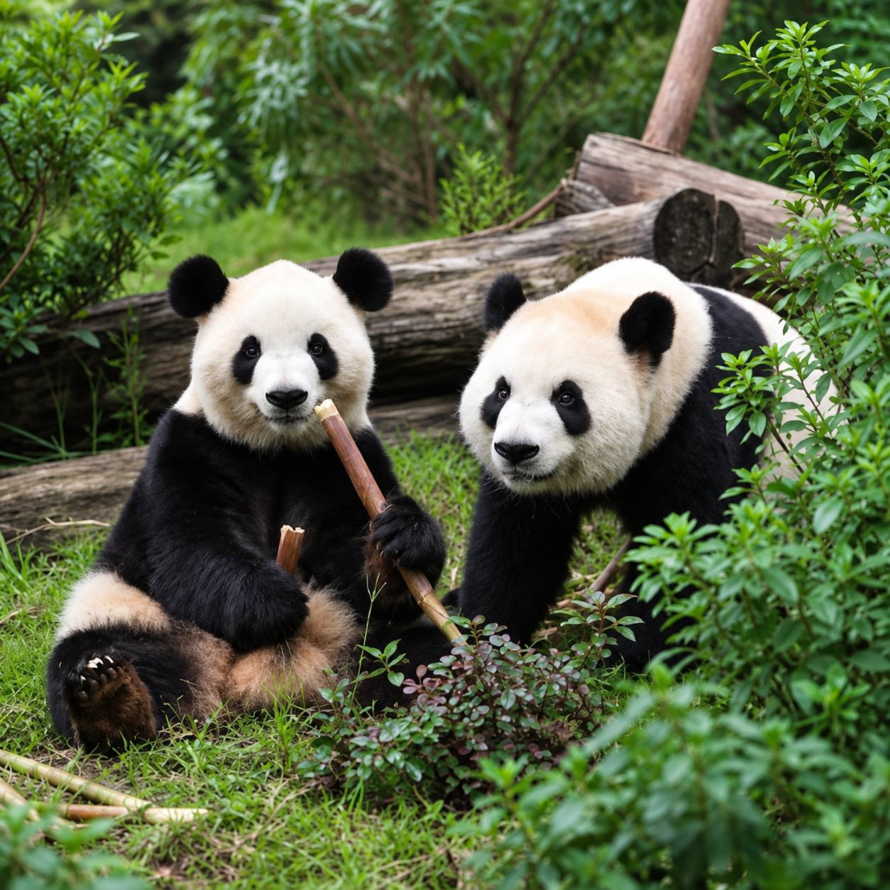 Ping Ping & Fu Shuang Logo